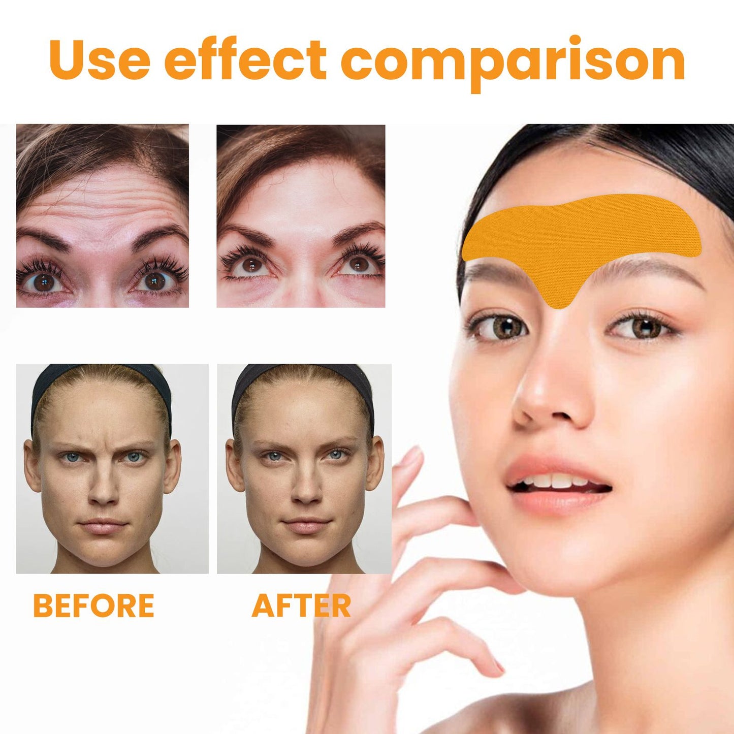 Forehead Wrinkle Patches — Overnight Lift & Smoothing Anti-Aging Patches (10pcs)