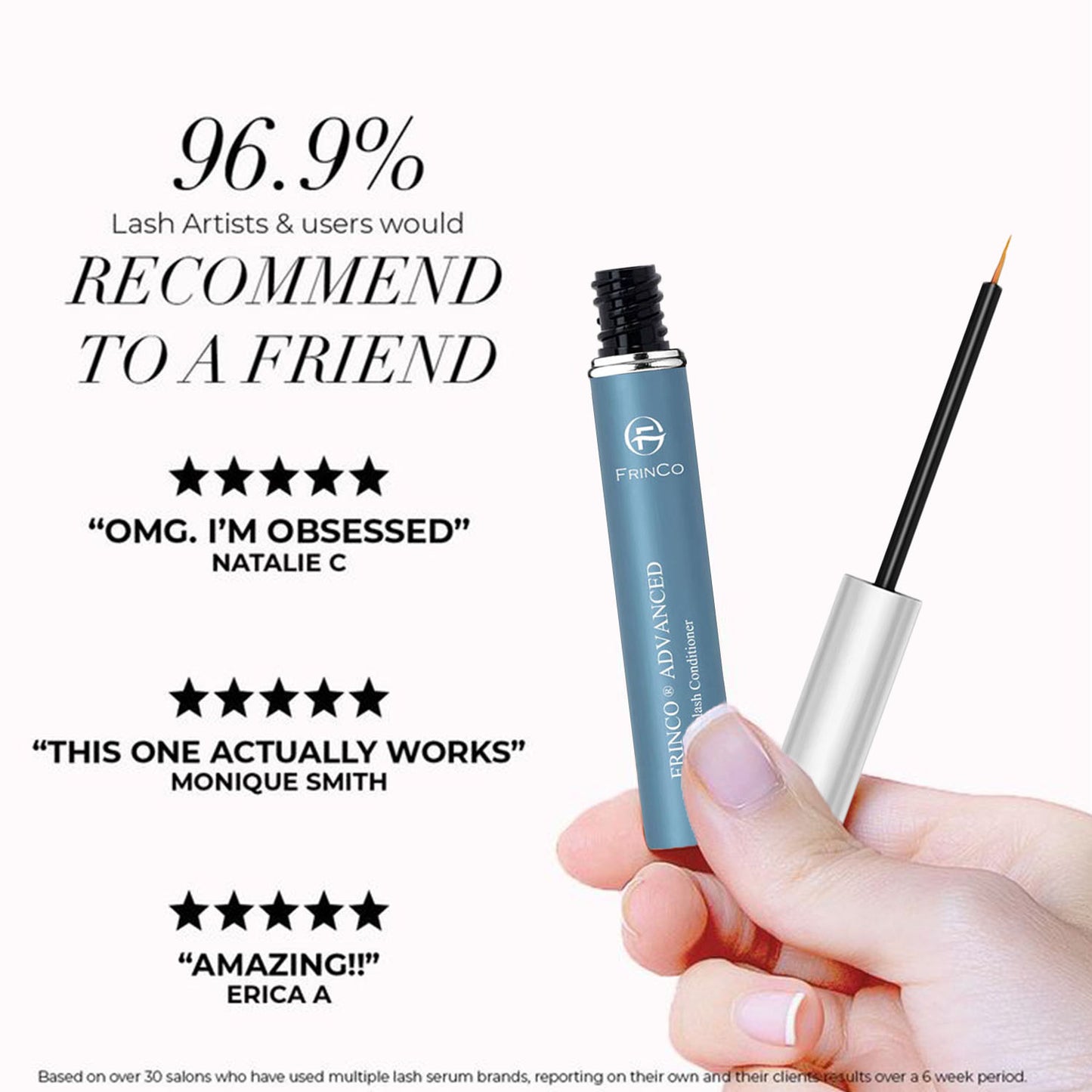 Lash & Brow Growth Serum — Fuller, Thicker Lashes in 4 Weeks (5ml)