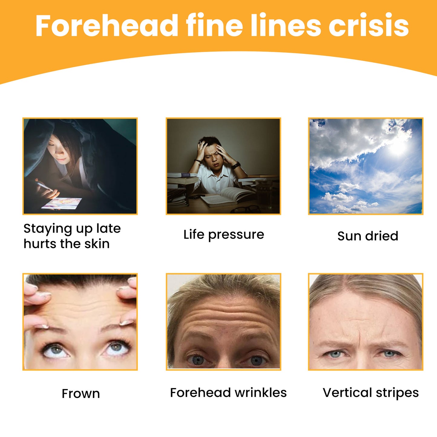 Forehead Wrinkle Patches — Overnight Lift & Smoothing Anti-Aging Patches (10pcs)