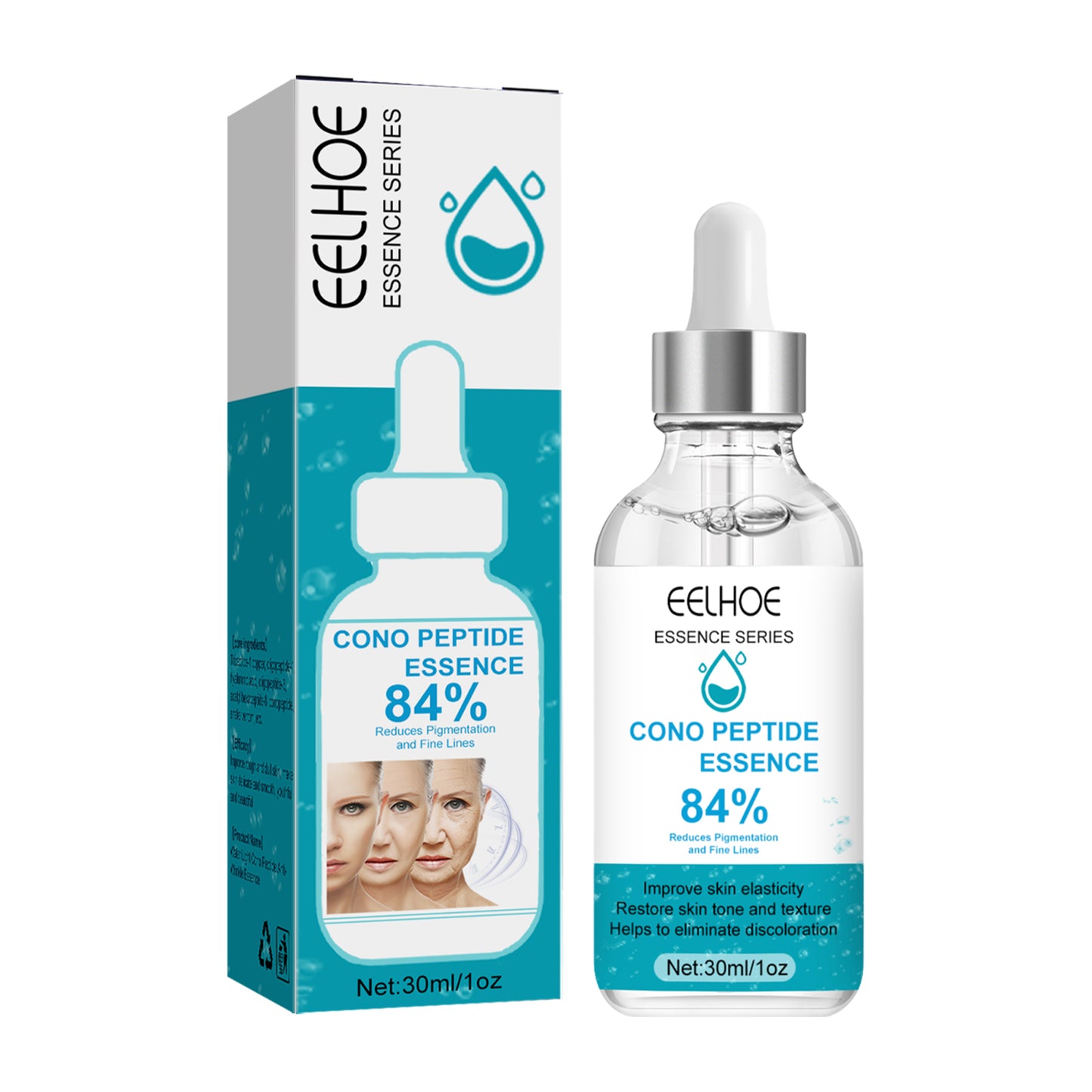 Peptide Anti-Wrinkle Firming Serum — Reduces Fine Lines & Crow's Feet (30ml)