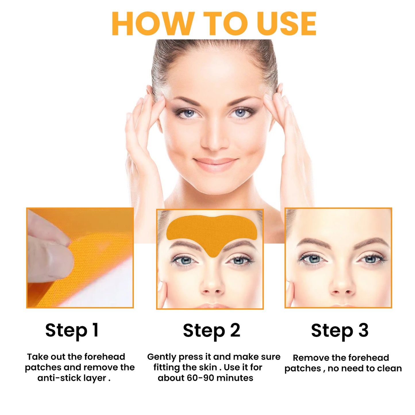 Forehead Wrinkle Patches — Overnight Lift & Smoothing Anti-Aging Patches (10pcs)