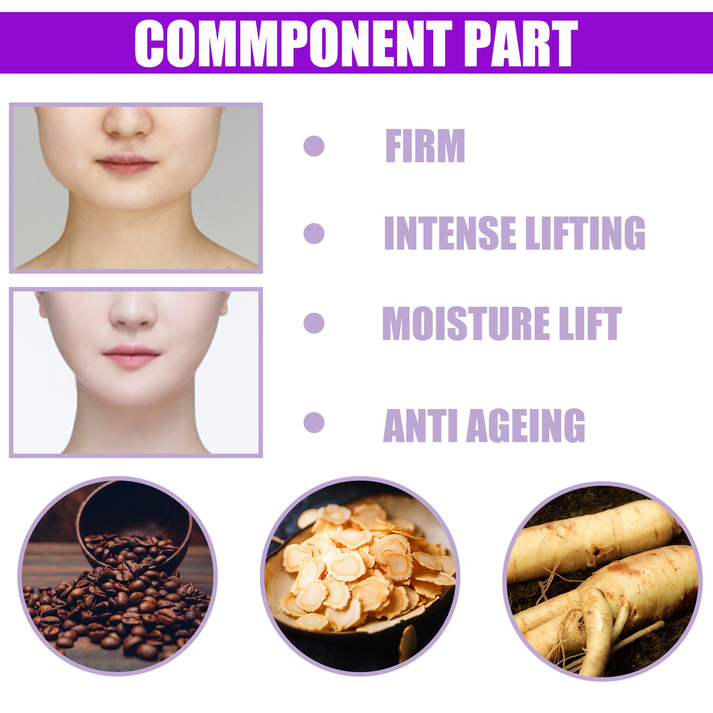 V-Face Firming & Contouring Cream — Jawline Lifting & Skin Tightening (30g)